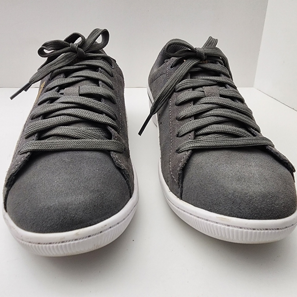 Puma Woman's Grey Suede Sneakers Size 6 - Picture 10 of 10